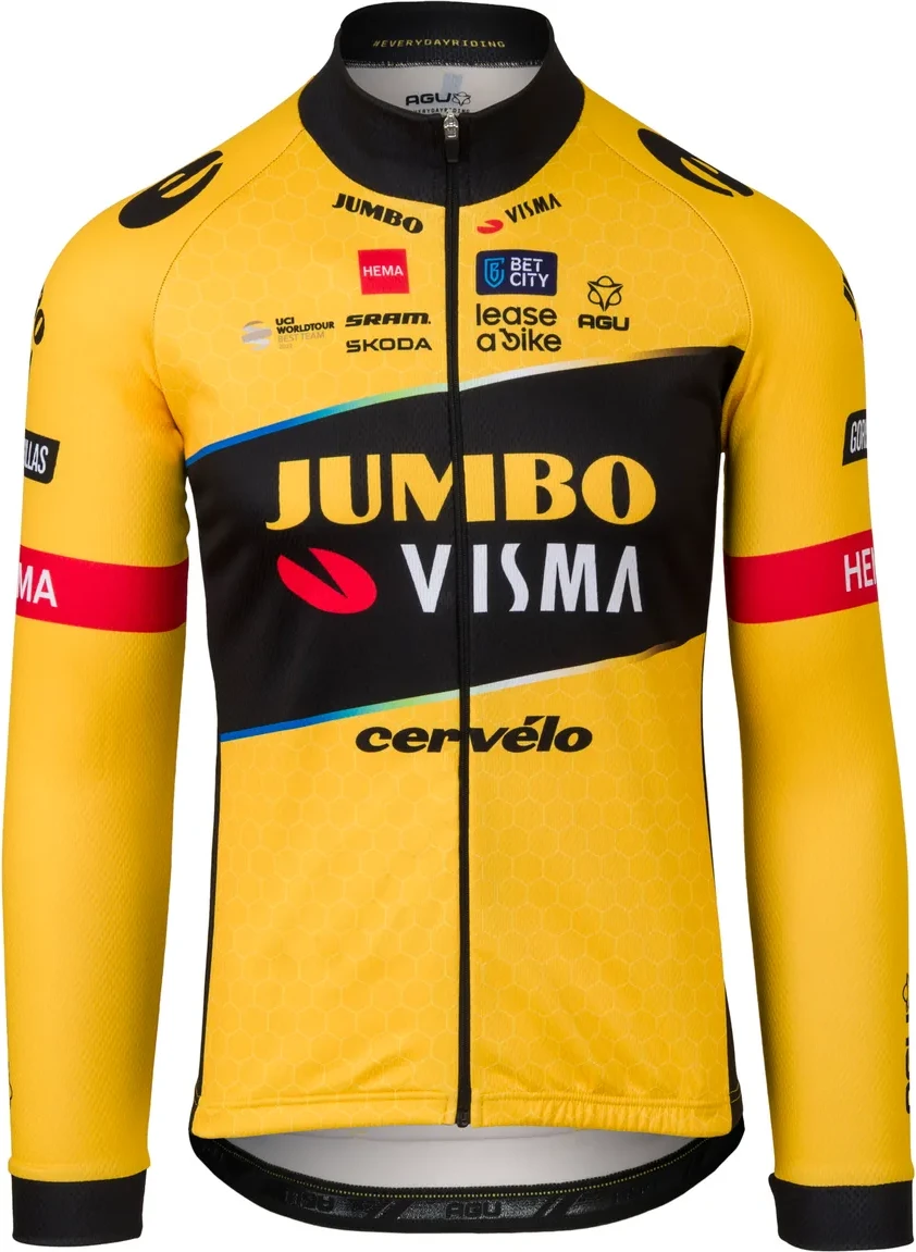 Agu Jumbo-Visma Replica Lange Mouwen Fietsshirt