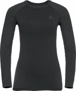 ODLO Performance Warm Eco LS Crew Neck Graphite Ondershirt Dames